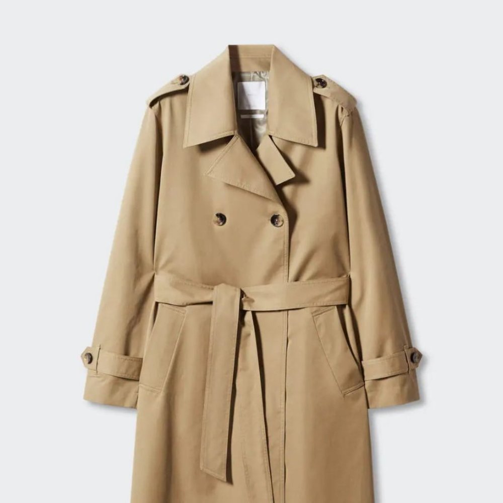 Double-Button Trench Coat - image 2